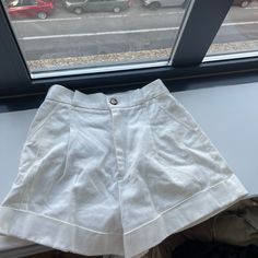 Sold Out Brand New 100% Cotton Shorts In An Off White Colour, Perfect For Spring/Summer Size Small. Comes With Free Brand New The Range Skirt Originally $265, $300 Worth Bundle For $42 Zara Cotton Bottoms With Built-in Shorts, Summer Cotton Skort With Built-in Shorts, Summer Cotton Skort With Pockets, Cotton Skort For Summer, White Skort With Built-in Shorts For Summer, Chic Summer Cotton Bottoms, Chic Wide Leg Cotton Shorts, Wide Leg White Shorts For Work, White Wide Leg Shorts For Work