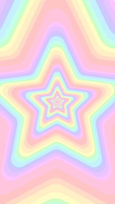 an abstract background with multicolored lines and a star