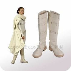 star wars the force awake princess lei lei cosplay boots with hood and cape