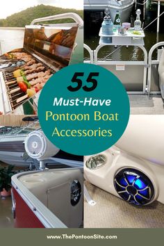 pontoon boat accessories Diy Boat Seats, Pontoon Ideas, Pontoon Boat Seats, Accessories Guide