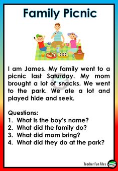 a family picnic game with answers