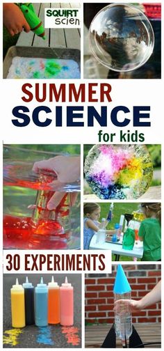 summer science activities for kids that are fun and easy to do