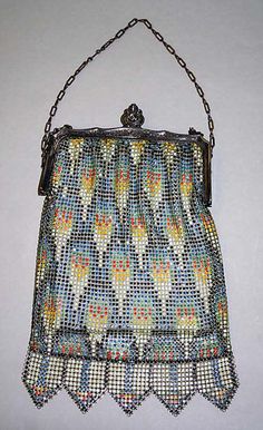 Purse Pretty Bags, Mesh Bag, Steel Metal