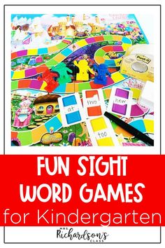 fun sight word games for kids to play with