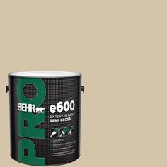 a can of behr paint with the words behr on it