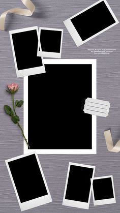 Bday Background, Polaroid Collage, Happy Birthday Clip Art, Frames Design Graphic, Photo Frame Wallpaper