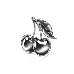 This cherry tattoo sketch features a cute and stylish design, perfect for those seeking a simple yet meaningful tattoo. You will receive 25 tattoo sketches (1 "7-Zip" archive, 1 pdf file) Cherry Line Art, Cherry Wine Tattoo, Cherry Tattoo Design, Black Cherry Tattoo, Skull Cherries, 25 Tattoo, Tattoo Cherry, Wine Tattoo, Cherry Drawing