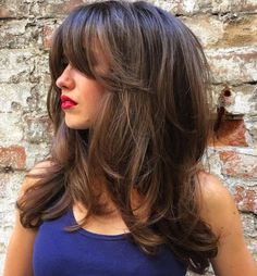 Long Layered Haircut With Bangs Long Hair With Bangs And Layers, Haircuts For Long Hair With Bangs, Haircuts For Long Hair With Layers, Long Layered Haircuts, Long Layered Hair