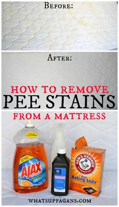 how to remove pee stains from mattresses with this easy and effective method that works