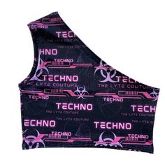 PINK TECHNO Includes a one shoulder crop top.  PINK TECHNO is a 4-way stretch polyester spandex blend, which fits tight and stretches to include a variety of body types. Fabric pattern can vary from item to item. Our products are made to order, please review our store policies before purchasing because refunds are not available after purchase. International shipping available. Crop Top Pink, One Shoulder Crop Top, One Shoulder Top, Festival Tops, One Shoulder Tops, Shoulder Crop Top, Fabric Pattern, Fabric Patterns, Body Types