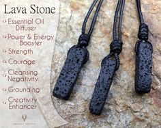 Beautiful handmade Lava Stone pendant, with an adjustable black necklace cord. Lava Stone is a powerful crystal, that can bring to the wearer strength, courage, grounding, inner power, and energy. It cleans negativity and enhances creativity. In addition, you can use it as an aromatherapy necklace, just apply a drop of your favorite essential oil or perfume, and enjoy the smell throughout the day. Diffuser jewelry has longer-lasting effects than application to the skin. You can enjoy all the the Lava Stone Jewelry, Aromatherapy Necklace, Lava Stone Necklace, Stone Diffuser, Balance Bracelet, Essential Oil Necklaces, Lava Rock Bracelet, Rock Necklace, Essential Oil Necklace Diffuser