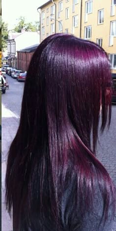 really love this purple color Winter Deep, Rock Your Hair, Dark Purple Hair, Nails Dark, Scene Girl, Nails Purple