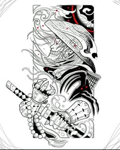 Ninja Tattoo, Japanese Warrior Tattoo, Traditional Japanese Tattoo Flash, Samurai Tattoo Design, Dragon Sleeve Tattoos, Nordic Tattoo, Mythology Tattoos