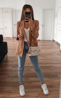 Moda Grunge, Blazer Outfits, Fall Fashion Outfits, Fashion Mode