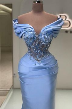 Elegant Evening Dresses Long, Best Formal Dresses, Blue Mermaid Prom Dress, Mermaid Style Dress, Prom Dresses Elegant, Dusty Blue Bridesmaid Dresses, Marine Uniform, Prom Dresses Sleeveless, Burgundy Prom Dress