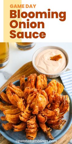 Blooming Onion Sauce Blooming Onion Recipe Sauce, Bloomin Onion Sauce Recipe, Blooming Onion Sauce Recipe, Blooming Onion Dip, Blooming Onion Dipping Sauce, Easy Blooming Onion, Simple Dips, Onion Sauce Recipe, Bloomin Onion Sauce