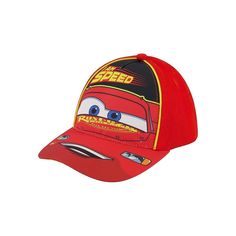 This Adorable Little Boys Baseball Hat featuring Lightning McQueen from Disney is the perfect Baseball Hat that your Boy will be proud to wear and show off anywhere he goes. He will be ready for all his activities with this fun and stylish Baseball Cap. This Hat Makes a great Gift for young Lightning McQueen fans and is sure to be his favorite accessory in no time. Graduation Cap Designs Lightning Mcqueen, Mcqueen Costume, Lightning Mcqueen Costume, Ka Chow, Queen Hat, Cars Lightning Mcqueen, Mc Queen, Graduation Cap Designs, Diy Gifts For Kids