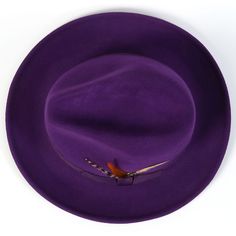 Upgrade your hat game with our Montique Purple Lightfelt 2 ½" Wide Brim Wool Felt Pinch Hat featuring a stylish feather accent. Crafted from 100% wool, this hat boasts a sophisticated pinch crown design and a classic 2 1/2" brim. Complete with a grosgrain ribbon for added charm, this hat exudes elegance and style. With no lining, it's lightweight and comfortable for all-day wear. Pinch crown design Chic feather accent Solid Color Made from 100% wool 2 1/2" brim Grosgrain ribbon No lining for lig Happy Hat, Hat Size Chart, Crown Design, Wide Brimmed Hats, Wool Hat, In The Rain, Modern Man, Wide Brimmed, Hat Sizes