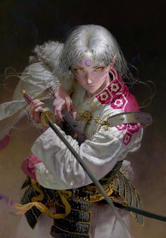 Seshomaru Y Rin, Inuyasha Fan Art, Photos Inspo, Outfit Design, 영감을 주는 캐릭터, Art Anime, Inuyasha