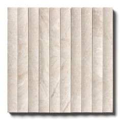 a white marble wall panel with vertical lines in the center and two rows on each side