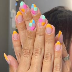 Nails Ideas Summer, Summer Nails Ideas, Western Nails, 2023 Nails, Art At Home, Broken Nails, Nail Art At Home