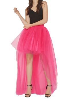 PRICES MAY VARY. MATERIAL - - 3 layers tulle in front + 4 layers tulle in back + 1 layer satin lining. The tutu skirt is made of soft and fluffy layers tulle in a variety of lengths, lightweight but totally opaque. SIZE - - Back Length : 110cm / 43.3" ; Elastic waistband can stretches to fit most people size ( range: 65cm-100cm/25.59"-39.37" ). DESIGN - - This tulle skirt is comprised of organza that are sewn directly to a elastic waistband. The organza cuts are flawless and the edges of the org High Low Tulle Skirt, Waist Dance, Beach Wrap Dress, Ballet Wrap Skirt, Tutu Skirt Women, Skirt Tulle, Girl Tutu Skirt, Fashion Feminine, Tutu Skirts