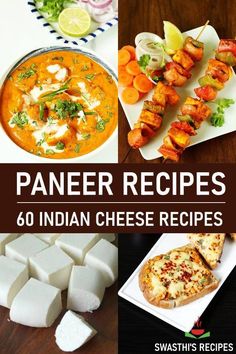 Paneer Recipes - Check out these 60 amazing Indian cheese recipes!! You can make your own paneer and use it too with these simple and quick recipes. You will find many curries, appetizers, snacks and many more. #cheese #paneer #indian #paneerrecipes Starters Snacks, Indian Paneer Recipes, One Pot Rice Meals, Beetroot Recipes, Paneer Dishes, Paneer Recipe, Cottage Cheese Recipes, Breakfast And Brunch