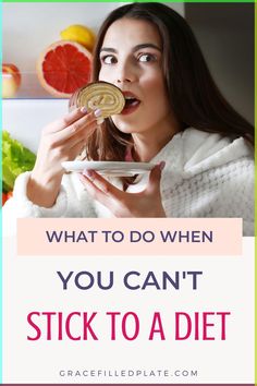 It's SO frustrating... you vow that today, today you'll stick to your diet! But, here you are again- overeating and stuck in all-or-nothing thinking where one unplanned bite off your food plan leads to a binge. I have great news! It's not your fault, it's your dieting mindset that's broken! Learn the 3 reasons you've lost your motivation and get simple tips to get back on the road to weight loss! #weightlossmotivation #overeating #dieting Sticking To A Diet, How To Start A Diet And Stick To It, How To Stick To A Diet, Easiest Diet To Follow, Blurry Colors, Christian Diet, Christian Health, Self Sabotaging, Weight Motivation