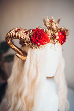 Zodiac Sign Birthday Headband B-day Crown Aries Crown - Etsy Birthday Headband, Gold Horns, Gold Headpiece, Gold Tiara, Party Headband, Headpiece Jewelry