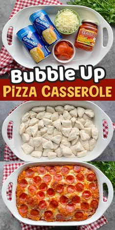 this bubble up pizza casserole is the perfect appetizer for any family