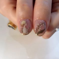 Cottagecore Nails, Japanese Nail Art, Pretty Gel Nails, Luxury Nails, Dream Nails, Funky Nails, Nail Art Inspiration