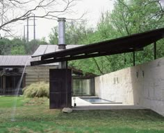 a house with a pool in the yard