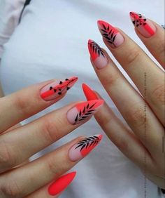 Summer Nails 2023, Unghie Nail Art, Pink Gel, Acrylic Nails Coffin Pink, Bright Nails, Black Nail, Nails 2023, Summer Acrylic Nails, Short Acrylic Nails Designs