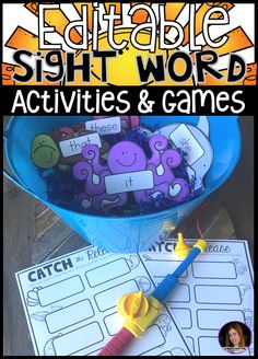 sight word activities and games for kids to practice sight words in the classroom with pictures