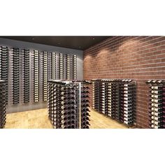 a room filled with lots of bottles of wine