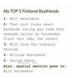 the text is in black and white, which reads my top 5 fictional boyfriends