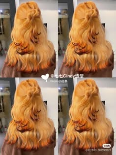 Fox Hair Color Tips, Long Straight Hair Color Ideas, Hair Tips Colored, Fox Inspired Hair, Fox Color Hair Dye, Foxtail Hair Color, Fox Hair Color Ideas, Fox Color Hair, Fox Tail Hair Color