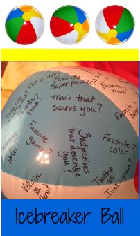 the icebreakerer ball has been written on it