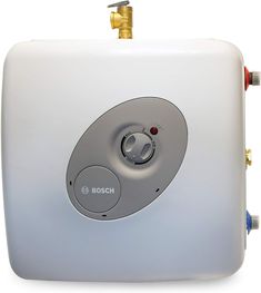 a close up of a tankless water heater