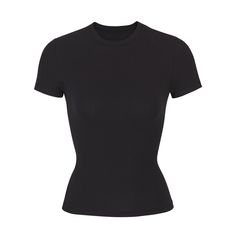 Jersey Tshirt, Lounge Top, Wardrobe Basics, Dream Clothes, Black Top, Jersey T Shirt, Infant Tees, Shapewear, Workout Shirts