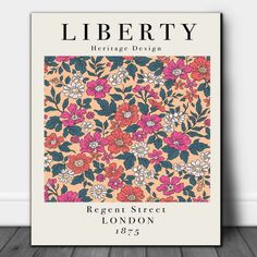 Liberty Art Print poster Regent Street London, London Art Print, History Posters, Regent Street, London Print, Liberty Print, London Art, Elephant Print, Liberty Of London