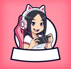 Logo Gamers, Logo Gamer, Aesthetic Profile Picture Cartoon, Profile Picture Cartoon, Whatsapp Wallpapers Hd, Bahasa Jepun, Aesthetic Profile Picture Cartoon Soft, Iphone Wallpaper Cat, Gamer Girls