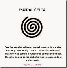 an image of a spiral in spanish with the caption's description below it