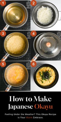 how to make japanese okayu with step by step instructions for beginner cooks