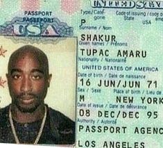 an id card with the image of shakirr tupac amaru