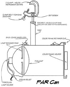 a diagram showing the parts of a tank