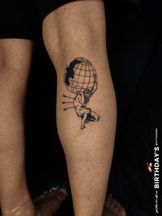 Atlas tattoo on calf Tattoos That Represent Power, Will Power Tattoo, Pressure Is A Privilege Tattoo, Underdog Tattoo Ideas, Pressure Tattoo Ideas, Determination Tattoo Ideas, Perseverance Tattoo Ideas, Atlas Tattoo Simple, Resilience Tattoo Symbol Strength