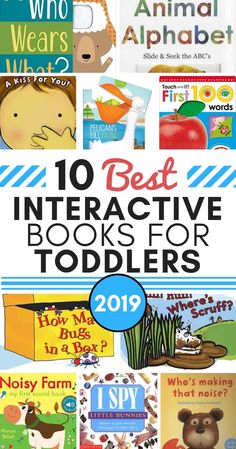 10 best interactive books for toddlers that are great for early readers to read and learn