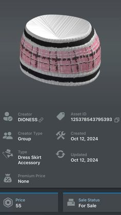 an item is shown on the app