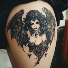 Thigh Tattoos For Females Tattoo Artistry Set Thigh Tattoos For Females, Tattoos For Females, Aries Art, Female Body Art, Thigh Tattoos, Thigh Tattoos Women, Monthly Plan, Female Tattoo, Tattoo Idea